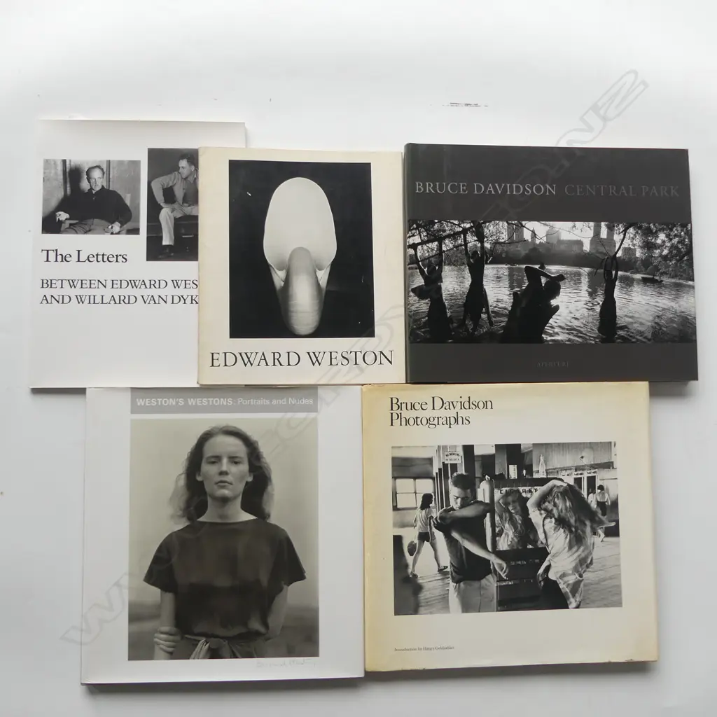 FIVE PUBLICATIONS:  EDWARD WESTON / BRUCE DAVIDSON Image 1++